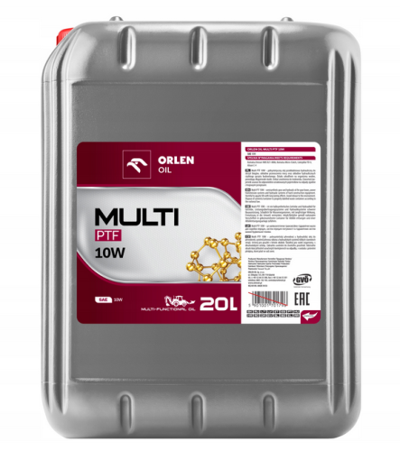 ORLEN MULTI PTF 10W olej przekładniowo hydrauliczny 20L 